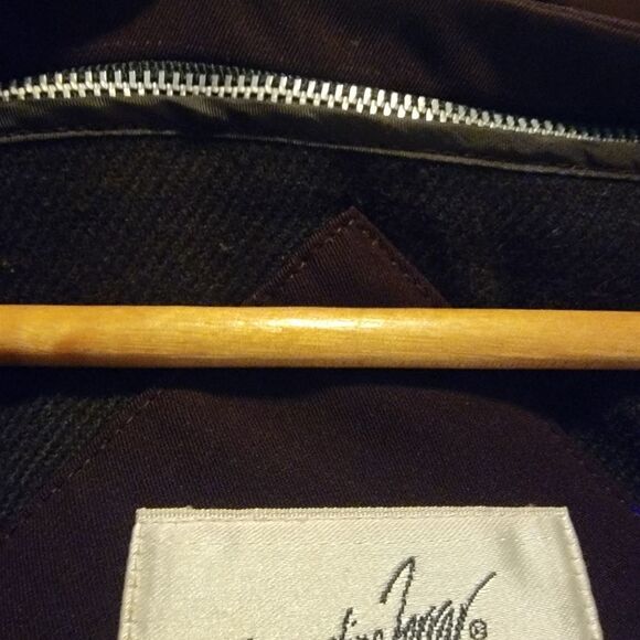 Jacqueline Ferrar Dark Purple Heavy Weight Coat - Picture 7 of 10